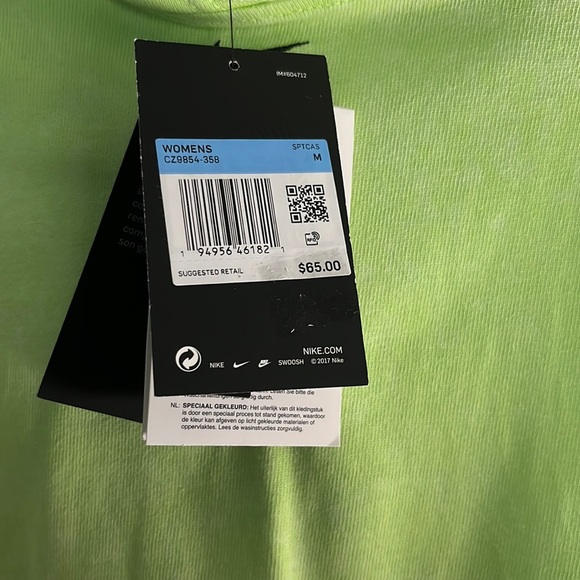 Nike Neon Green Sweatshirt - Picture 3 of 3